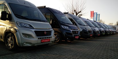 Caravan dealer - Servicepartner: Dometic - Germany - Unsere große Kastenwagenausstellung - P-concept Reisemobile