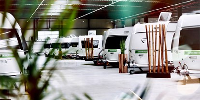 Wohnwagenhändler - Markenvertretung: T@B - Nordrhein-Westfalen - Ausstellung Wohnwagen - Caravan Center Bocholt