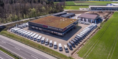 Wohnwagenhändler - Unfallinstandsetzung - St. Erhard - 10`000m² Grosser Ausstellungsplatz - Alco Wohnmobile AG