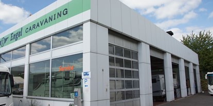 Wohnwagenhändler - Gasprüfung - Deutschland - Beschreibungstext für das Bild - Engel Caravaning Frankfurt GmbH & Co.KG