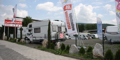 Wohnwagenhändler - Gasprüfung - Stuttgart / Kurpfalz / Odenwald ... - Ansicht Einfahrt von Speyerer Str. 7, 69115 Heidelberg - Caravanium Reisemobile GmbH