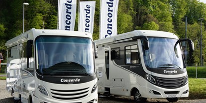 Caravan dealer - Markenvertretung: Concorde - Switzerland - mobil center dahinden