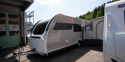 Caravan dealer - Switzerland - Sterckeman Alizé Trend 530PE der grosszügige Familien Wohnwagen, voll Wintertauglich Dank i.R.P. Technologie. - R&H Caravan GmbH