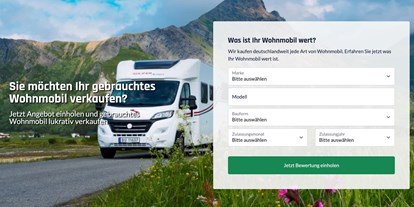 Caravan dealer - Verkauf Wohnwagen - North Rhine-Westphalia - Rheinrad Wohnmobile Ankaufsformular - Rheinrad-Wohnmobile Ankauf & Verkauf