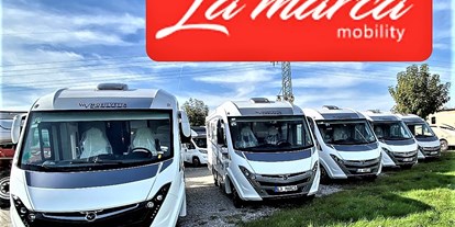 Wohnwagenhändler - Servicepartner: ALDE - Mega Indoor und Ourdoor Ausstellung für Sommer und Winter  - La Marca mobility GmbH