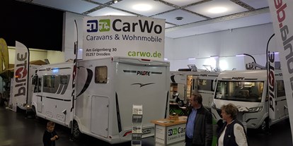 Wohnwagenhändler - Markenvertretung: Karmann Mobil - Dresdener Messe - CarWo