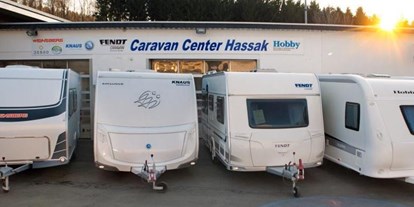 Wohnwagenhändler - Markenvertretung: Hobby - Quelle: http://www.hassak.de/ - Caravan Center Hassak