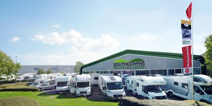 Wohnwagenhändler - Markenvertretung: Globecar - Großbritannien - Homepage www.southdownsmotorcaravans.co.uk - Southdowns Motorhome Centre