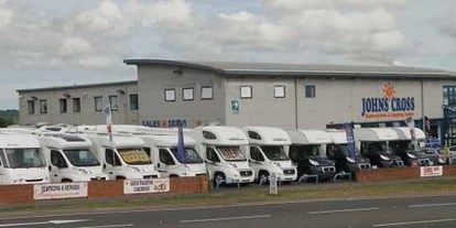 Wohnwagenhändler - Verkauf Zelte - Großbritannien - Johns Cross Motorcaravan