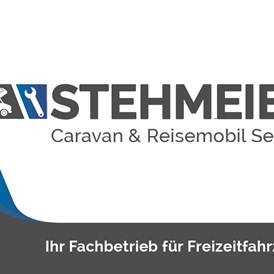 Wohnmobilhändler: Visitenkarte Vorderseite - Caravan Service Stehmeier - CARAVAN SERVICE Stehmeier