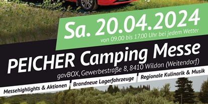 Wohnwagenhändler - PEICHER Camping Messe