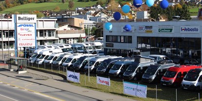 Wohnwagenhändler - Verkauf Zelte - Schweiz - Bolliger Nutzfahrzeuge AG