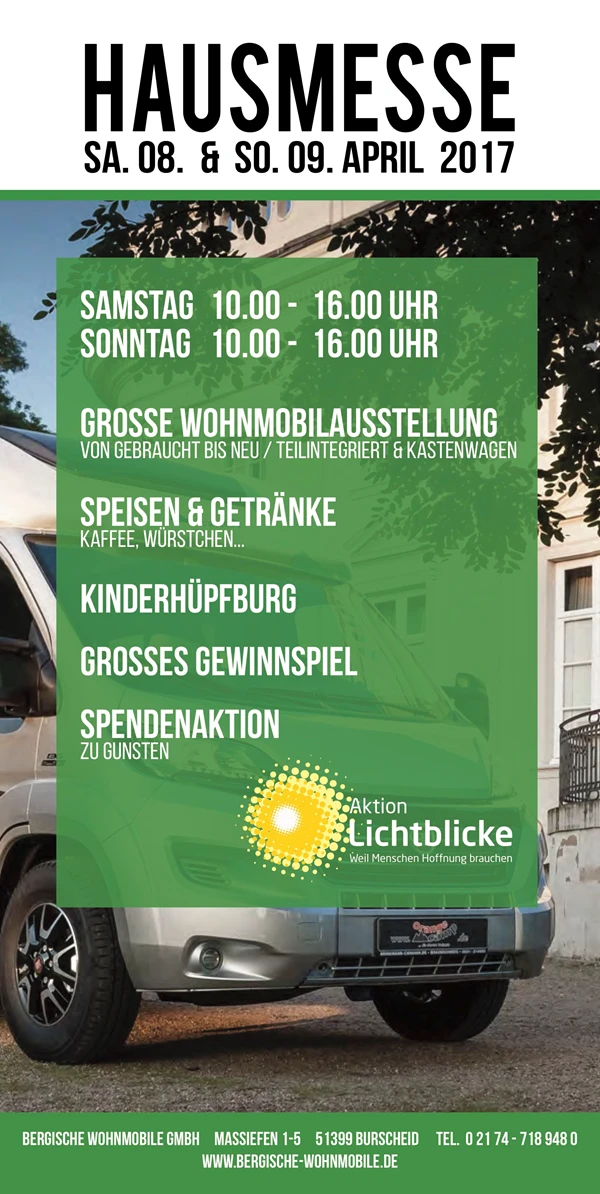 In-house exhibition at Bergische Motorhomes e.K. in Burscheid