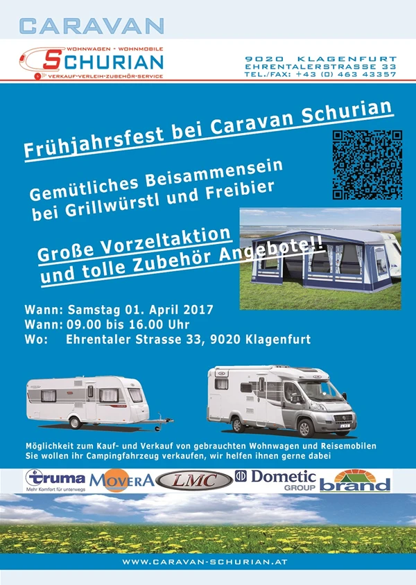 Spring festival at Caravan Schurian in Klagenfurt am Wörthersee