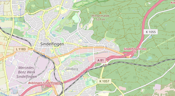 Caravan dealer on map