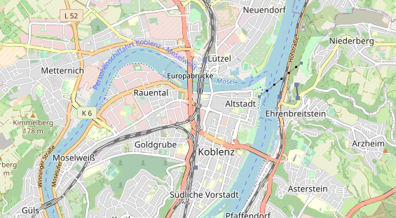 Caravanhändler auf Karte