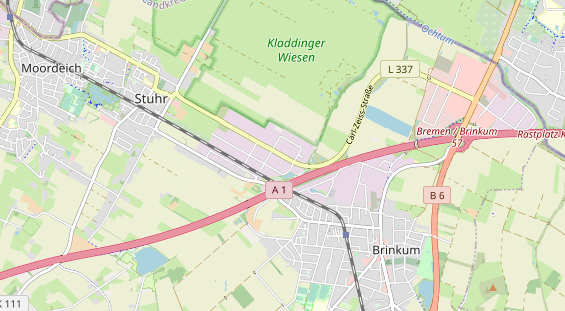 Caravan dealer on map