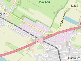 Caravan dealer on map