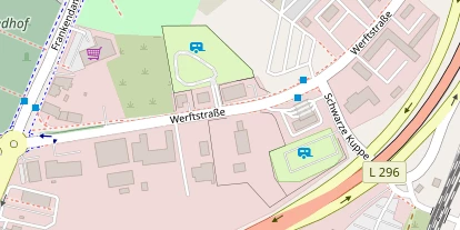 Caravanhändler auf Satellitenbild