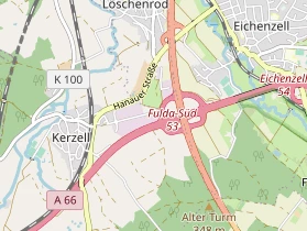 Caravanhändler auf Karte