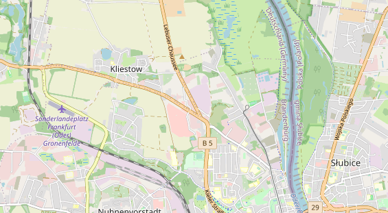 Caravan dealer on map