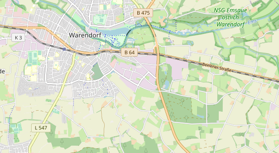 Caravan dealer on map