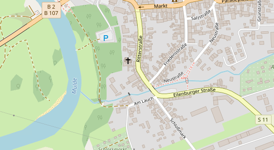 Caravanhändler auf Satellitenbild