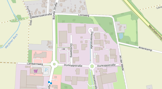 Concessionario di caravan auf Karte