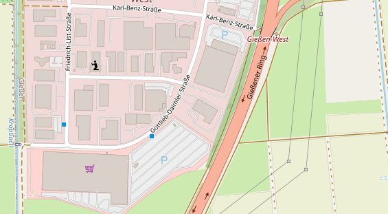 Caravandealer auf Karte