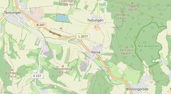 Caravan dealer on map