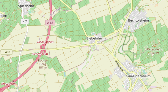 Caravan dealer on map