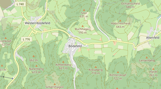 Caravanhändler auf Karte