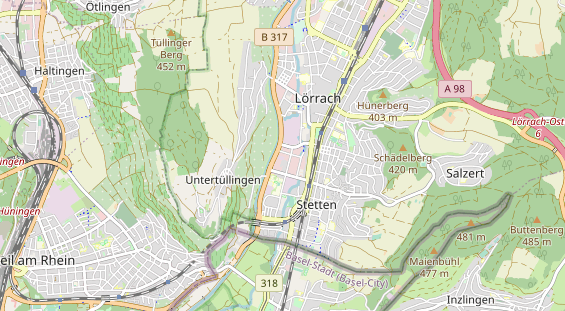 Caravan dealer on map