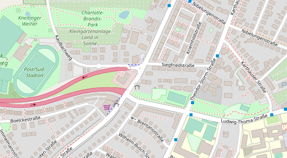 Caravanhändler auf Karte