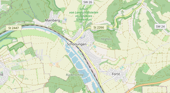 Caravanhändler auf Karte