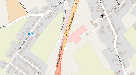 Concessionario di caravan auf Karte