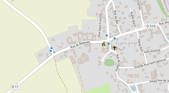 Caravanhändler auf Satellitenbild