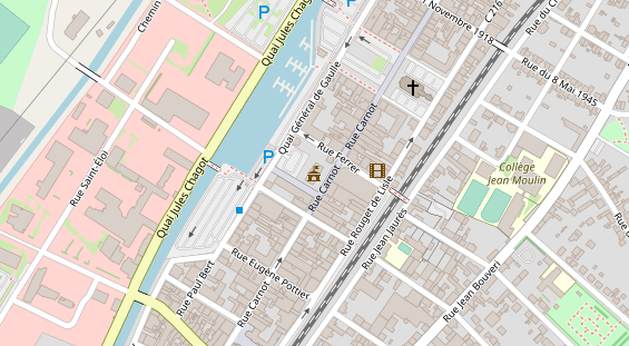 Caravanhändler auf Satellitenbild