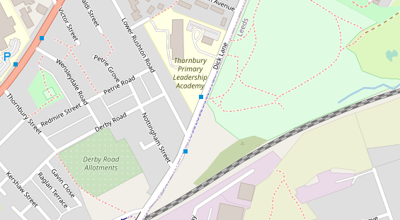 Caravanhändler auf Satellitenbild