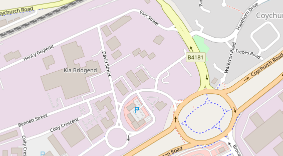 Caravanhändler auf Satellitenbild