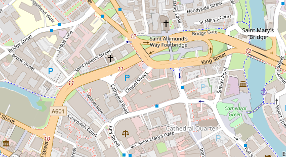 Caravanhändler auf Satellitenbild