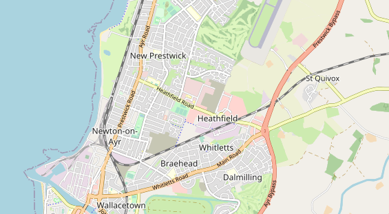 Caravan dealer on map