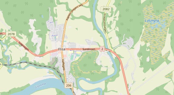 Caravanhändler auf Karte