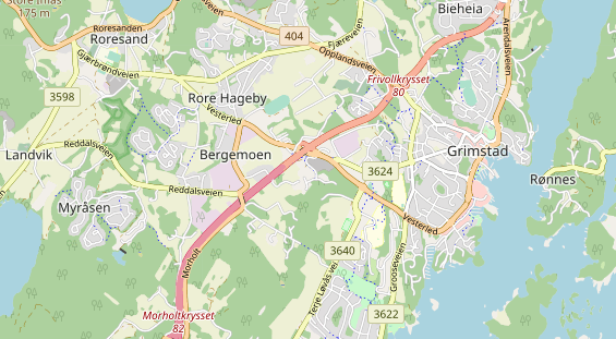 Caravanhändler auf Karte