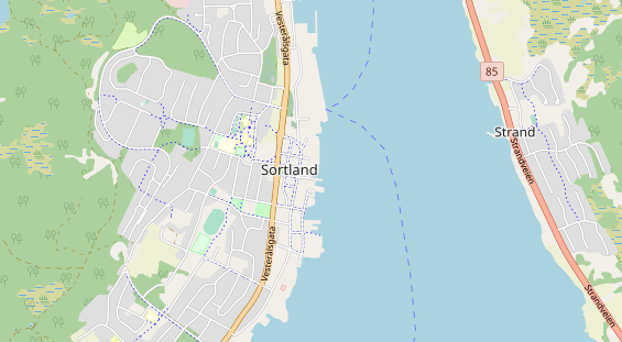 Caravanhändler auf Karte