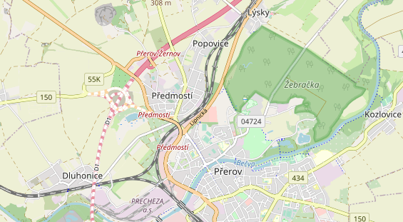 Caravanhändler auf Karte