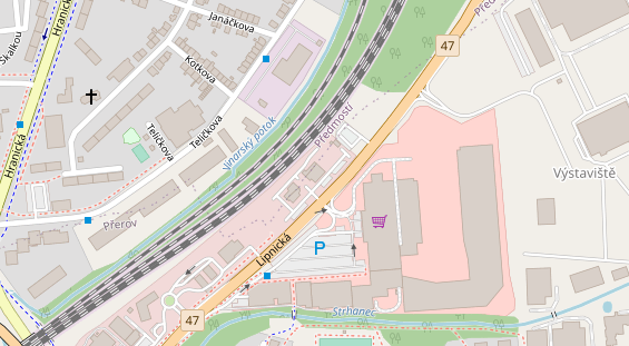 Caravanhändler auf Satellitenbild