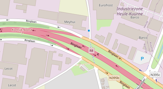 Caravanhändler auf Satellitenbild