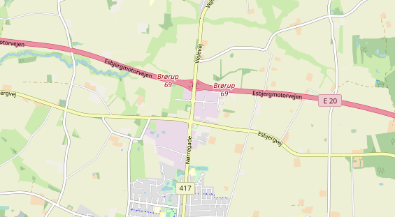 Caravanhändler auf Karte