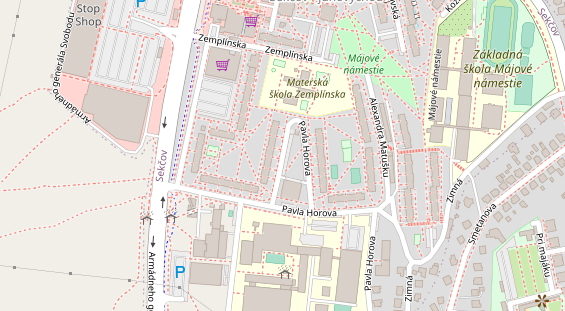 Caravanhändler auf Satellitenbild